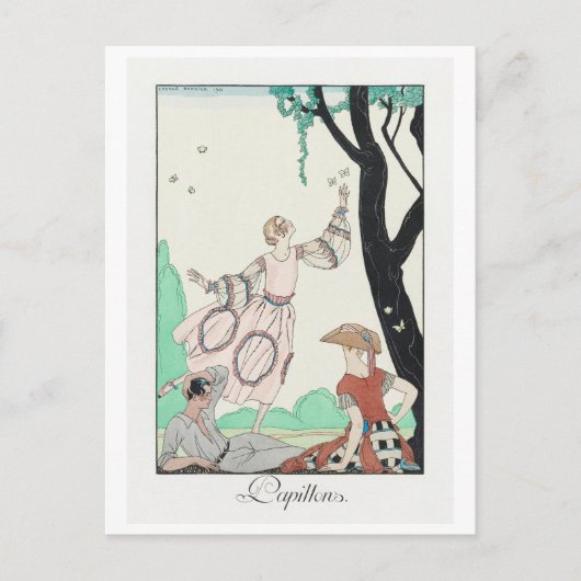 George Barbier, Art Deco Briefkaart (Voorkant)
