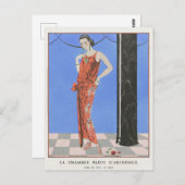 George Barbier, Art Deco Briefkaart (Voorkant / Achterkant)