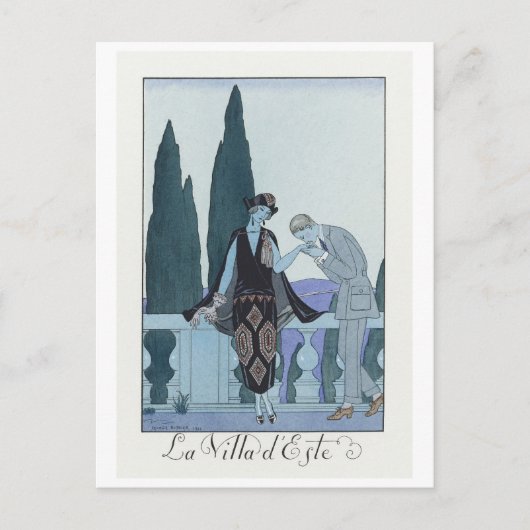 George Barbier, Art Deco Briefkaart (Voorkant)