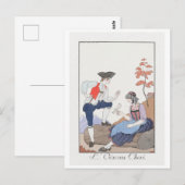 George Barbier, Art Deco Briefkaart (Voorkant / Achterkant)