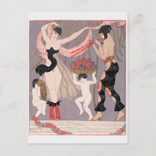 George Barbier, Art Deco Briefkaart