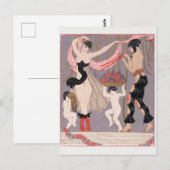 George Barbier, Art Deco Briefkaart (Voorkant / Achterkant)