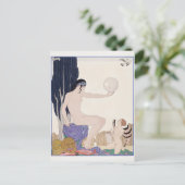 George Barbier, Art Deco Briefkaart (Staand voorkant)