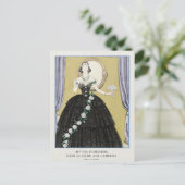 George Barbier, Art Deco Briefkaart (Staand voorkant)