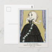 George Barbier, Art Deco Briefkaart (Voorkant / Achterkant)