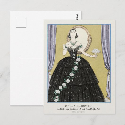 George Barbier, Art Deco Briefkaart (Voorkant / Achterkant)