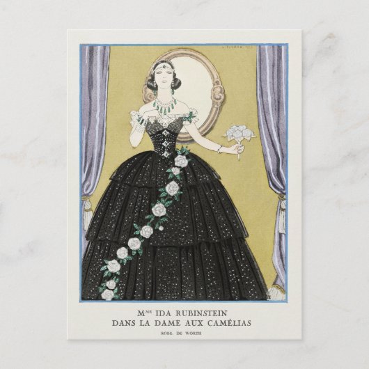 George Barbier, Art Deco Briefkaart (Voorkant)