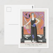 George Barbier, Art Deco Briefkaart (Voorkant / Achterkant)