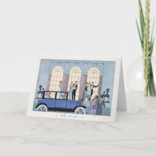 George Barbier, Art Deco Dankkaart Bedankkaart