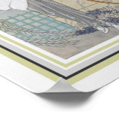 George Barbier Art deco Feather & Fur 12 x 16 Poster (Hoek)