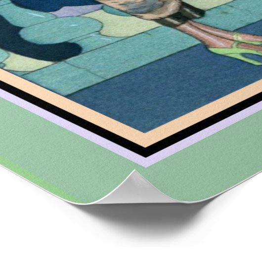 George Barbier Art Deco Franse Mode Poster (Hoek)