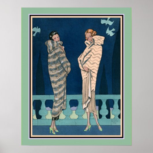 George Barbier Art Deco Franse Mode Poster (Voorkant)