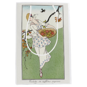 George Barbier, Art Deco Geschenktas Middenformaat Medium Cadeauzakje