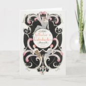 George Barbier, Art Deco Hartelijk dank Bedankkaart (Voorkant)