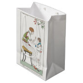 George Barbier, Art Deco Medium Gift Bag Cadeauzakje (Voorkant Gekanteld)