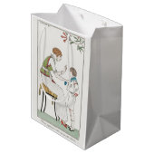 George Barbier, Art Deco Medium Gift Bag Cadeauzakje (Achterkant Gekanteld)