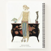 George Barbier Art Deco mode Notitieboek (Achterkant)
