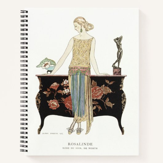 George Barbier Art Deco mode Notitieboek (Voorkant)