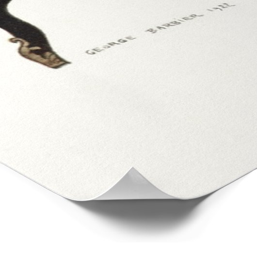 George Barbier Art Deco mode Poster (Hoek)