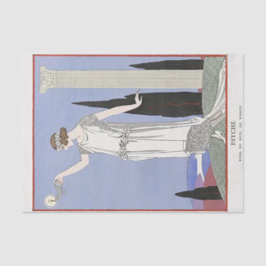 George Barbier, Art Deco Tissue Paper Tissuepapier (Voorkant)