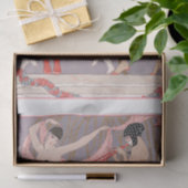 George Barbier, Art Deco Tissue Paper Tissuepapier (Geschenk)