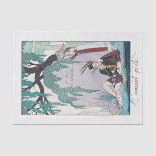 George Barbier, Art Deco Tissue Paper Tissuepapier