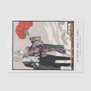 George Barbier, Art Deco Tissue Paper Tissuepapier