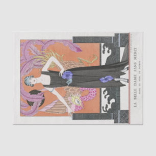 George Barbier, Art Deco Tissue Paper Tissuepapier