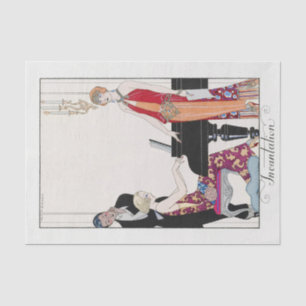 George Barbier, Art Deco Tissue Paper Tissuepapier