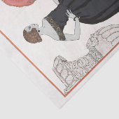 George Barbier, Art Deco Tissue Paper Tissuepapier (Detail)