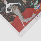 George Barbier, Art Deco Tissue Paper Tissuepapier (Detail)