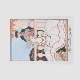 George Barbier, Art Deco Tissue Paper Tissuepapier