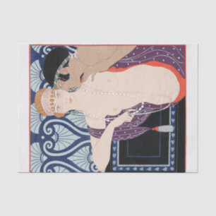 George Barbier, Art Deco Tissue Paper Tissuepapier