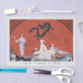 George Barbier, Art Deco Tissue Paper Tissuepapier (Craft)