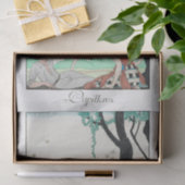 George Barbier, Art Deco Tissue Paper Tissuepapier (Geschenk)