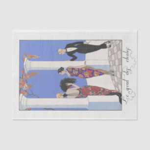 George Barbier, Art Deco Tissue Paper Tissuepapier