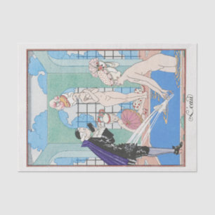 George Barbier, Art Deco Tissue Paper Tissuepapier