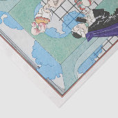 George Barbier, Art Deco Tissue Paper Tissuepapier (Detail)