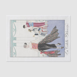 George Barbier, Art Deco Tissue Paper Tissuepapier