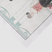 George Barbier, Art Deco Tissue Paper Tissuepapier (Detail)