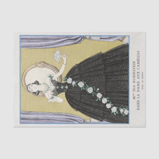 George Barbier, Art Deco Tissue Paper Tissuepapier (Voorkant)