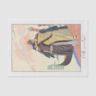 George Barbier, Art Deco Tissue Paper Tissuepapier