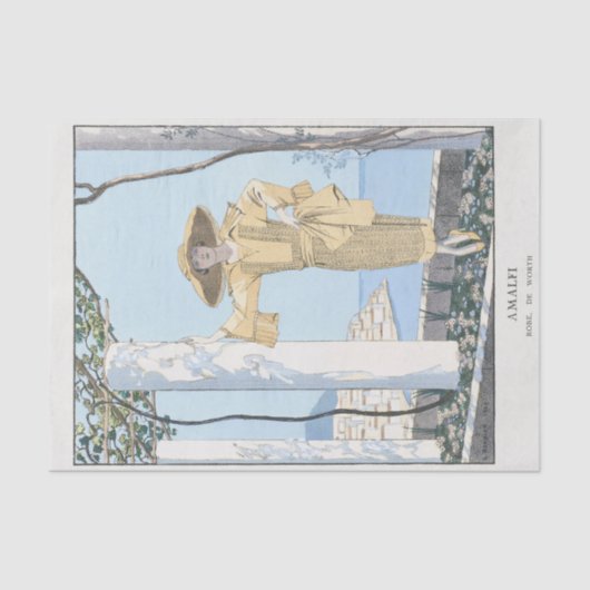 George Barbier, Art Deco Tissue Paper Tissuepapier (Voorkant)