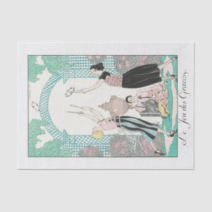 George Barbier, Art Deco Tissue Paper Tissuepapier