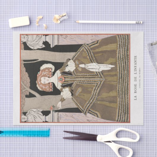 George Barbier, Art Deco Tissuepapier (Craft)