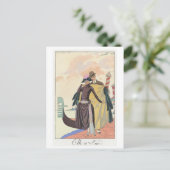 George Barbier Briefkaart (Staand voorkant)