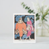 George Barbier Briefkaart (Staand voorkant)