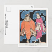 George Barbier Briefkaart (Voorkant / Achterkant)