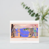 George Barbier  Briefkaart (Staand voorkant)