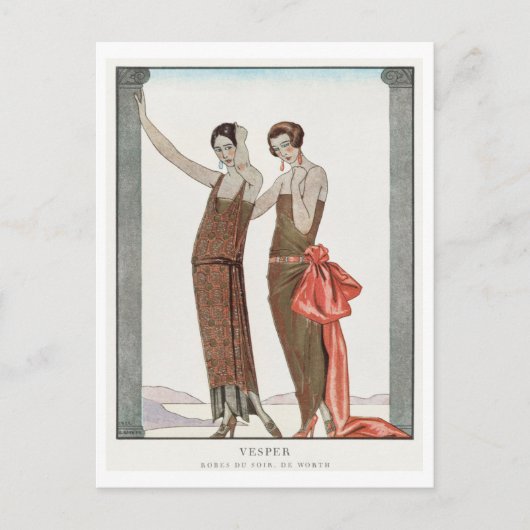 George Barbier Briefkaart (Voorkant)
